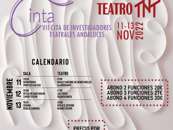 El teatro contemporáneo andaluz llega a TNT