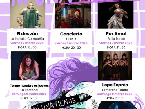 Cartel Ni una menos Ciclo XVIII